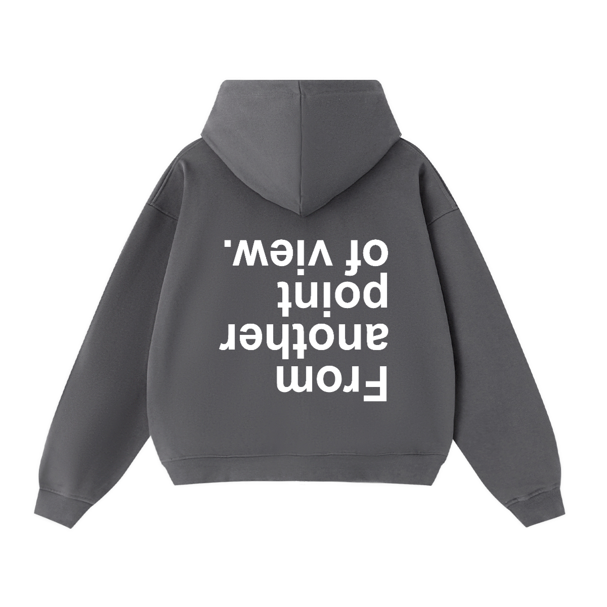 FAPOV WHITE DUAL ZIP HOODIE(460 GSM)