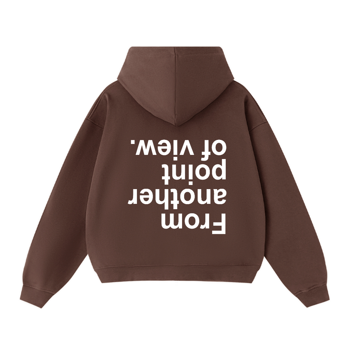 FAPOV WHITE DUAL ZIP HOODIE(460 GSM)