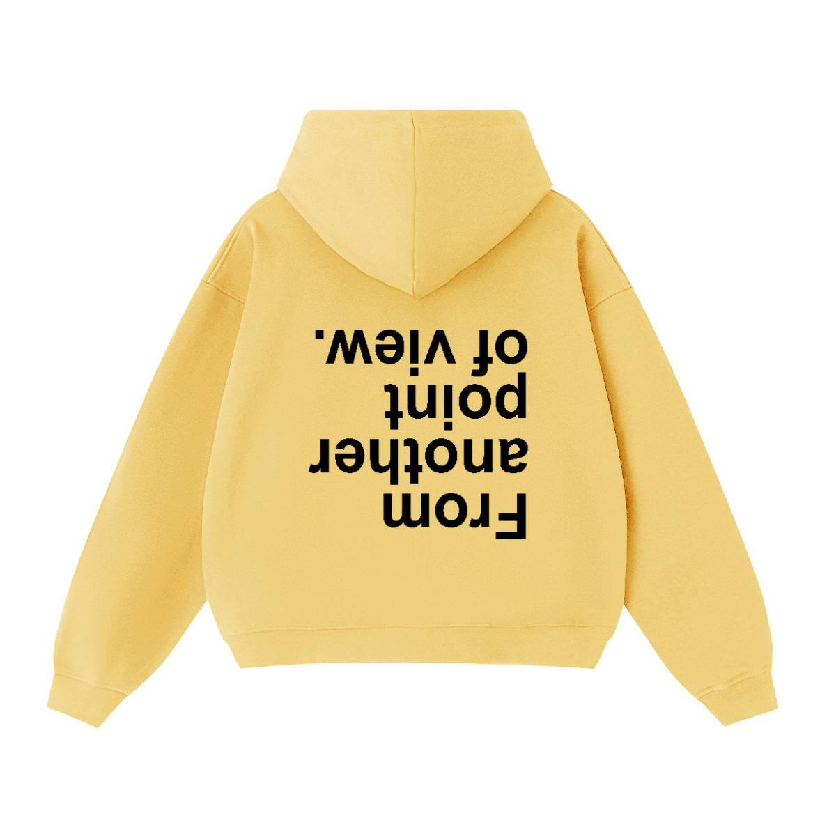 FAPOV BLACK DUAL ZIP HOODIE (460 GSM)