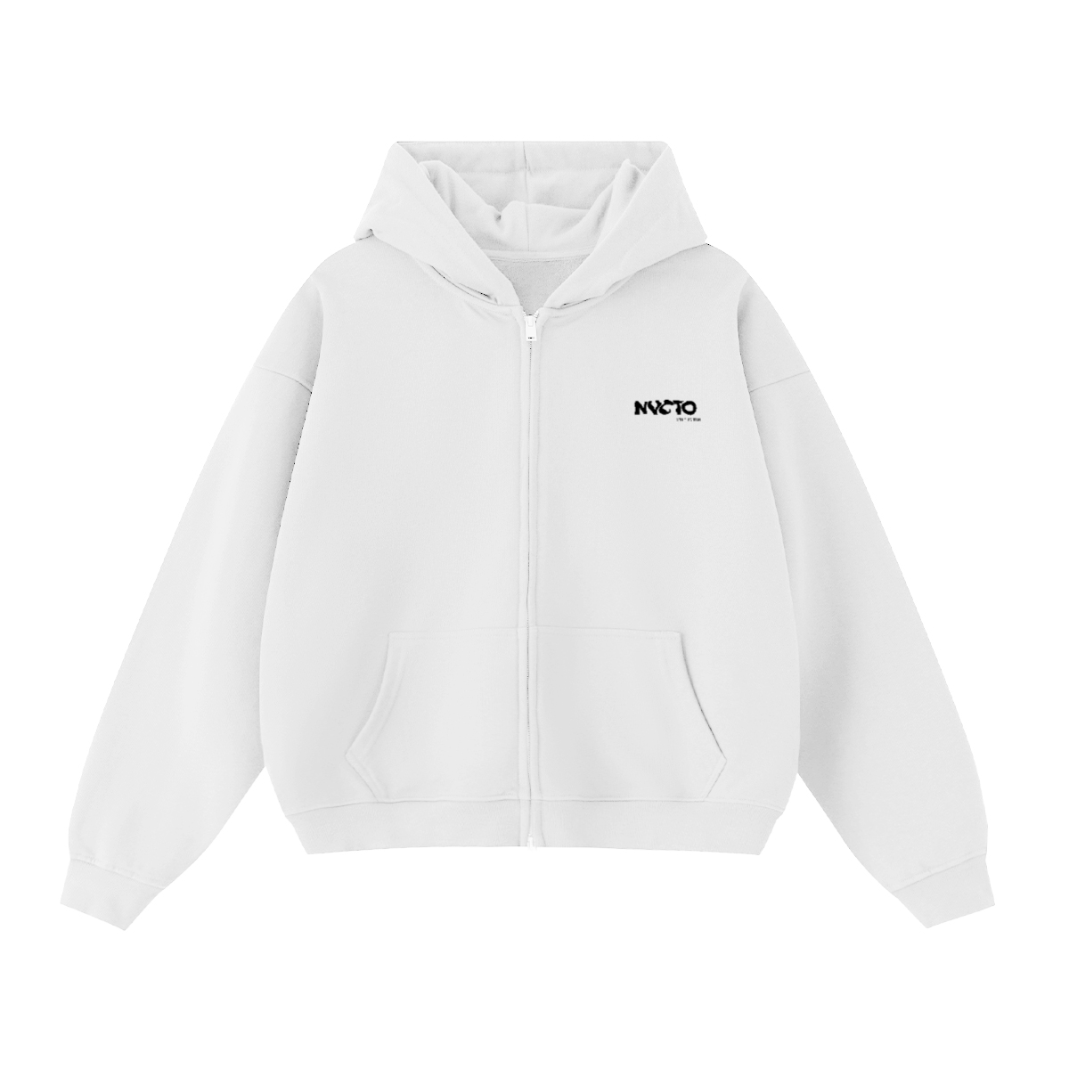 FAPOV BLACK DUAL ZIP HOODIE (460 GSM)