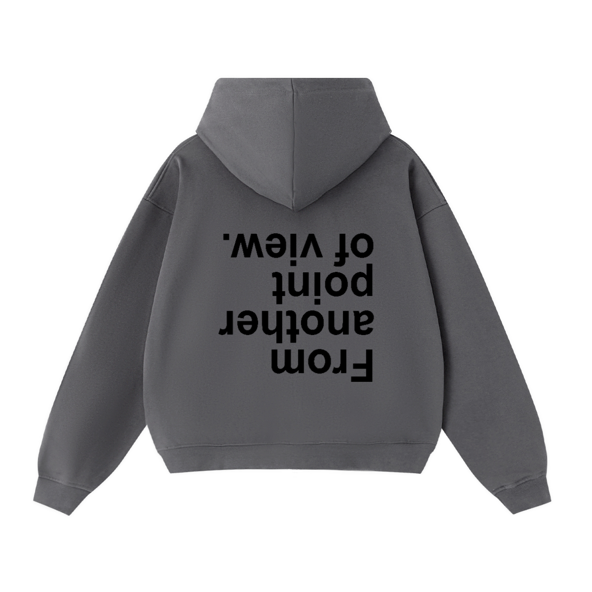 FAPOV BLACK DUAL ZIP HOODIE (460 GSM)