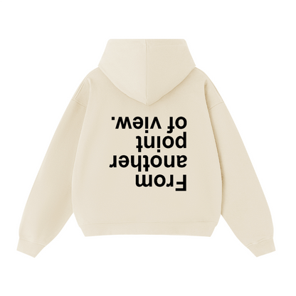 FAPOV BLACK DUAL ZIP HOODIE (460 GSM)