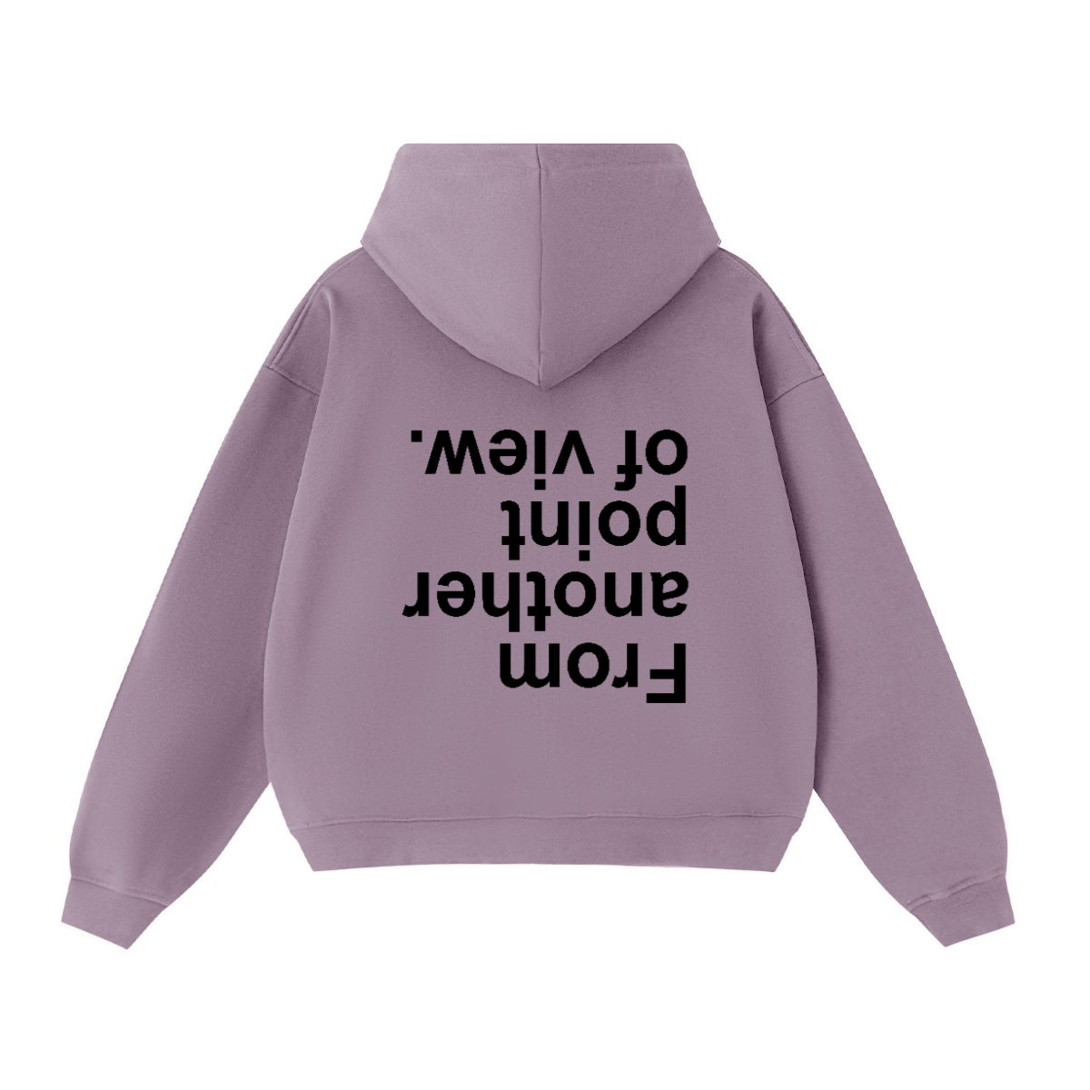 FAPOV BLACK DUAL ZIP HOODIE (460 GSM)