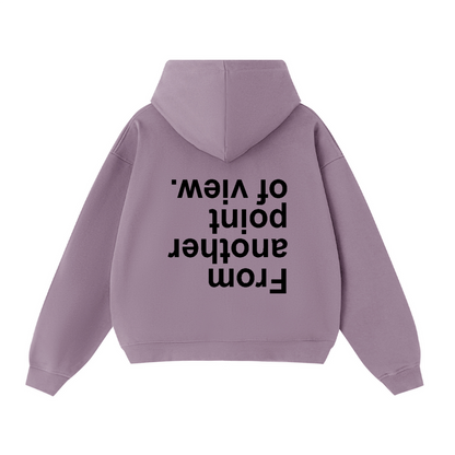 FAPOV BLACK DUAL ZIP HOODIE (460 GSM)