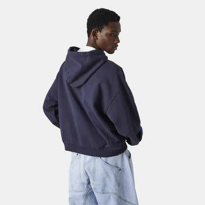 FAPOV WHITE DUAL ZIP HOODIE(460 GSM)