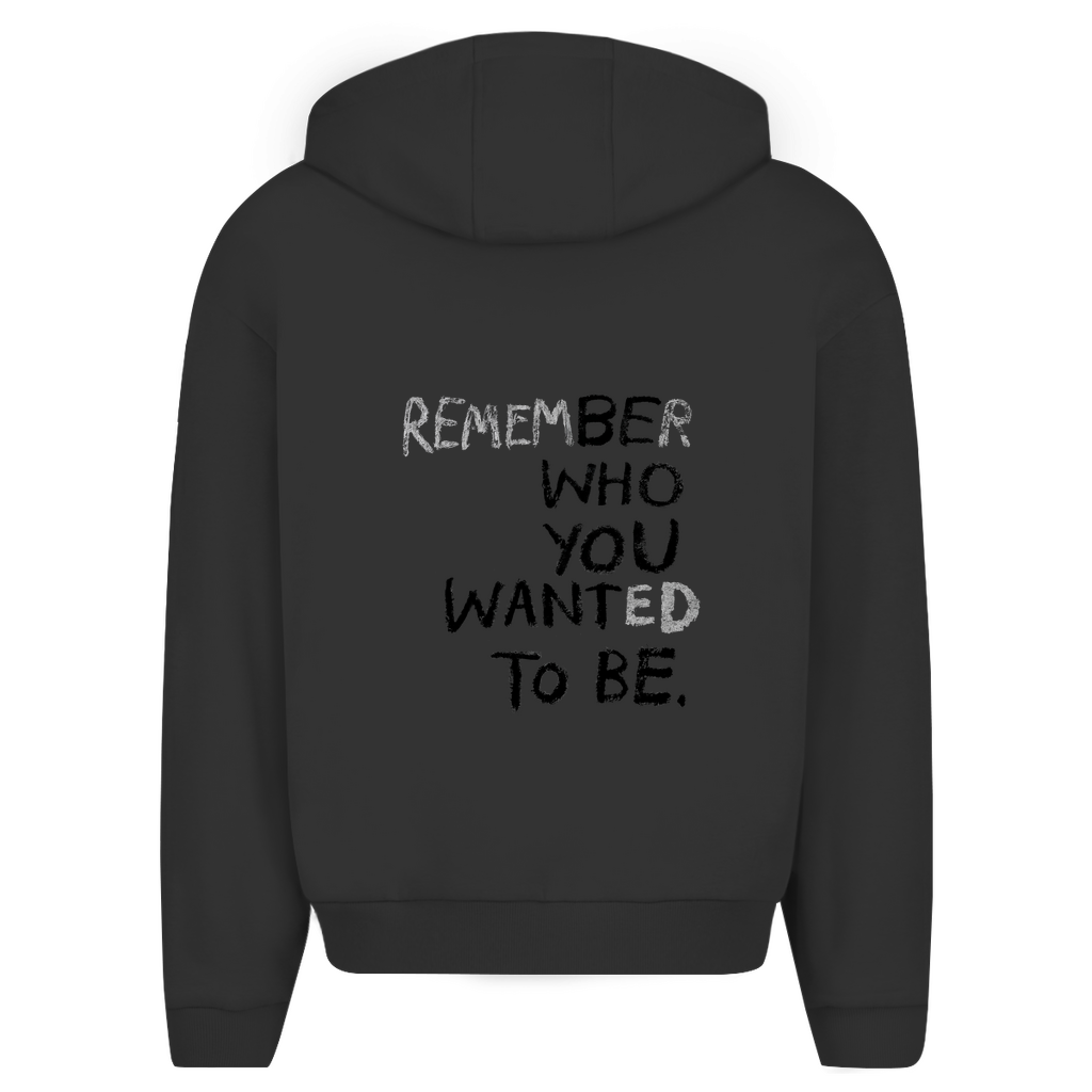 INVICTO SCRIPT RWYWTB BLACK HOODIE ZIPPER