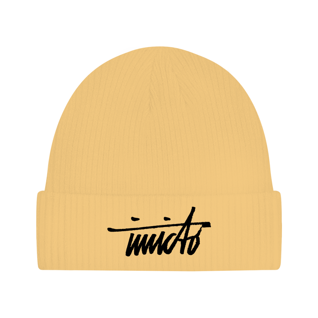 INVICTO SCRIPT  BLACK  BEANIE