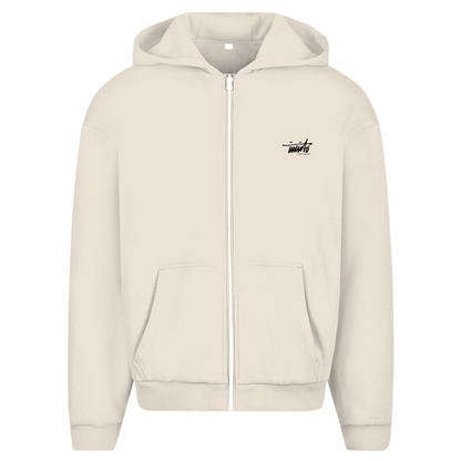 INVICTO SCRIPT RWYWTB BLACK HOODIE ZIPPER