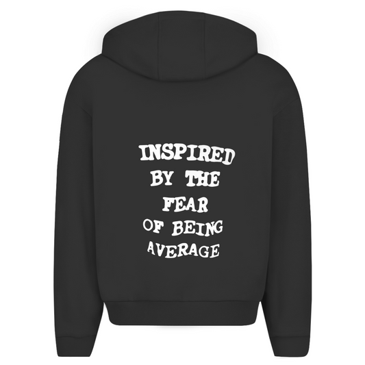 INVICTO SCRIPT IBTFOBA WHITE HOODIE ZIPPER