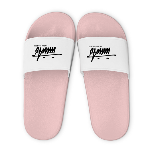INVICTO SCRIPT BLACK FLIP FLOPS