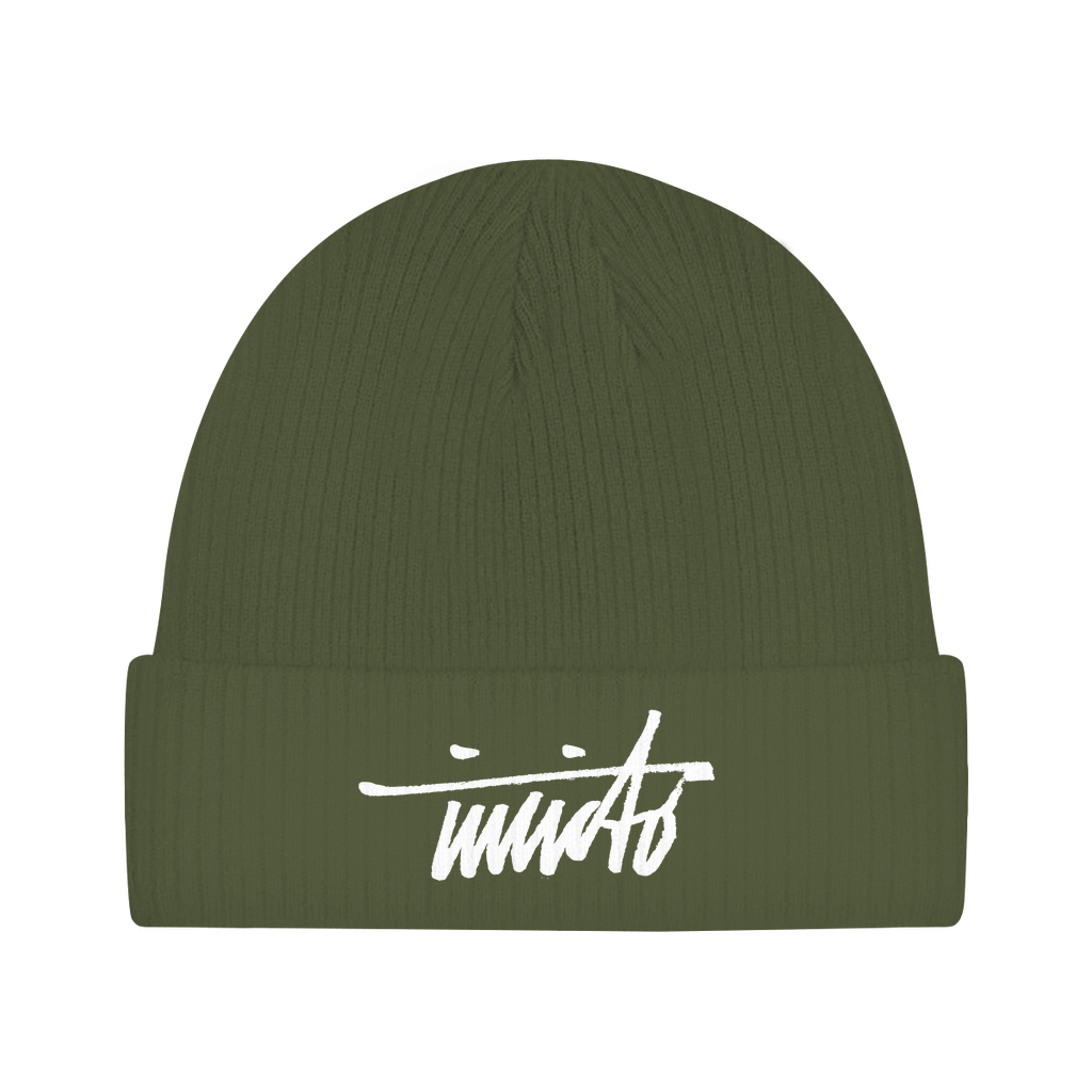 INVICTO SCRIPT  WHITE  BEANIE