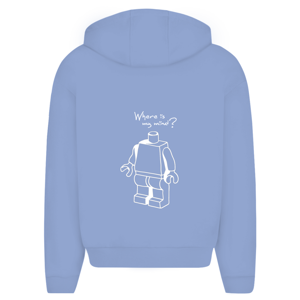 INVICTO SCRIPT L3GO WHITE HOODIE ZIPPER