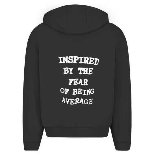 INVICTO SCRIPT IBTFOBA WHITE HOODIE ZIPPER
