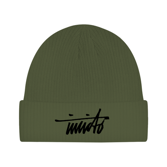 INVICTO SCRIPT BLACK  BEANIE