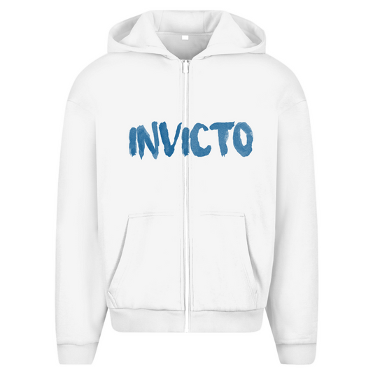 INVICTO BLUE HOODIE ZIPPER