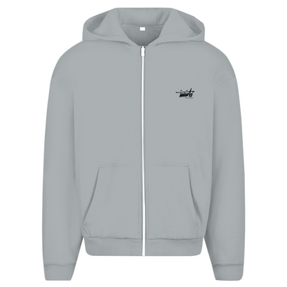 INVICTO SCRIPT IBTFOBA BLACK HOODIE ZIPPER
