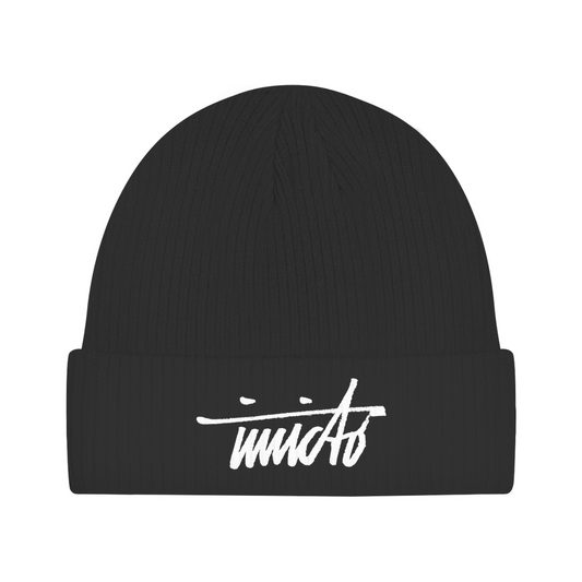 INVICTO SCRIPT  WHITE  BEANIE