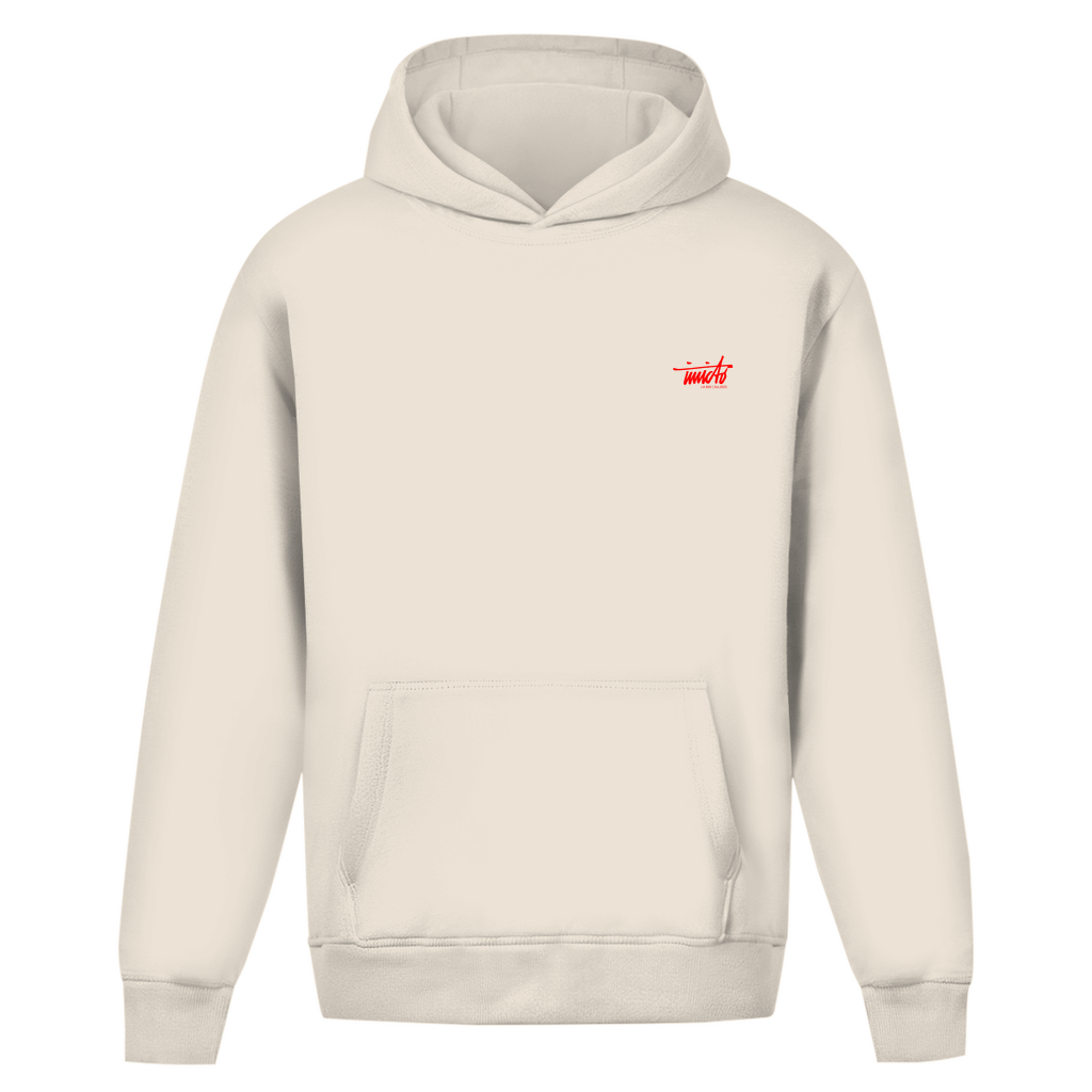 CREEPY FACE RED HOODIE