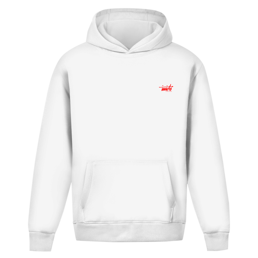 CREEPY FACE RED HOODIE