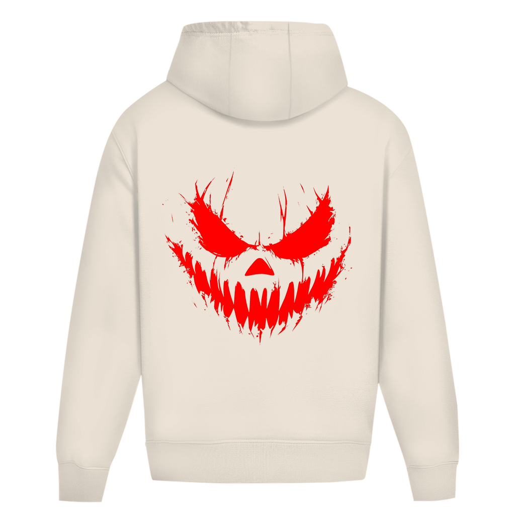 CREEPY FACE RED HOODIE