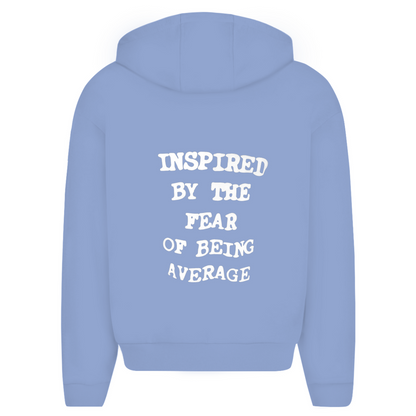 INVICTO SCRIPT IBTFOBA WHITE HOODIE ZIPPER
