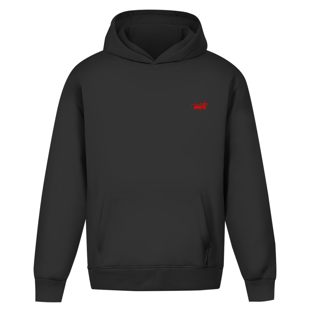 CREEPY FACE RED HOODIE