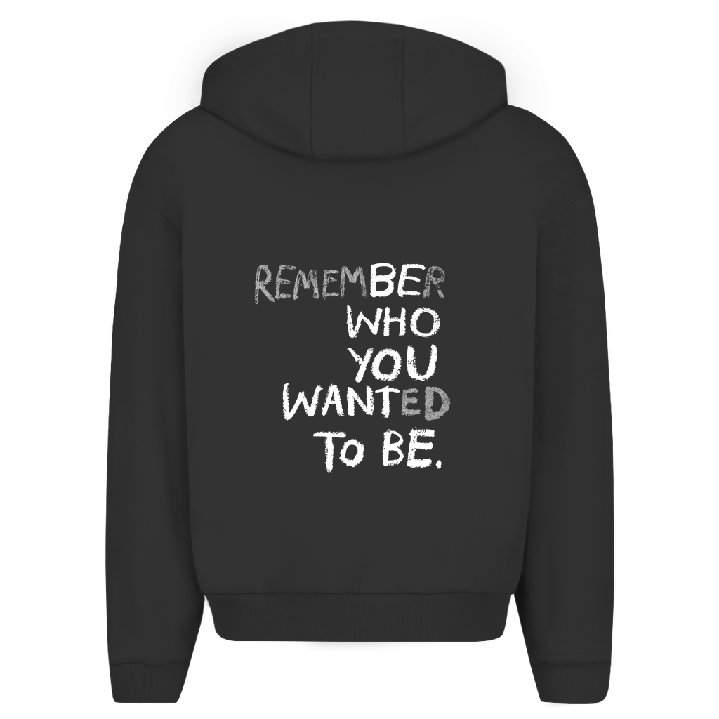 INVICTO SCRIPT RWYWTB WHITE HOODIE ZIPPER