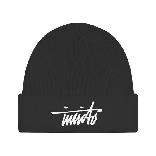 INVICTO SCRIPT  WHITE  BEANIE