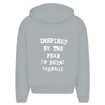 INVICTO SCRIPT IBTFOBA WHITE HOODIE ZIPPER