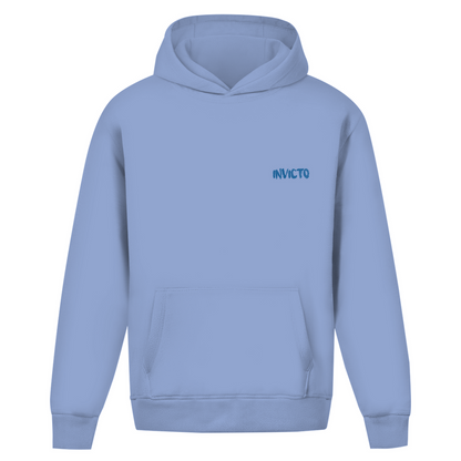 SUDADERA CON CAPUCHA AZUL INVICTO
