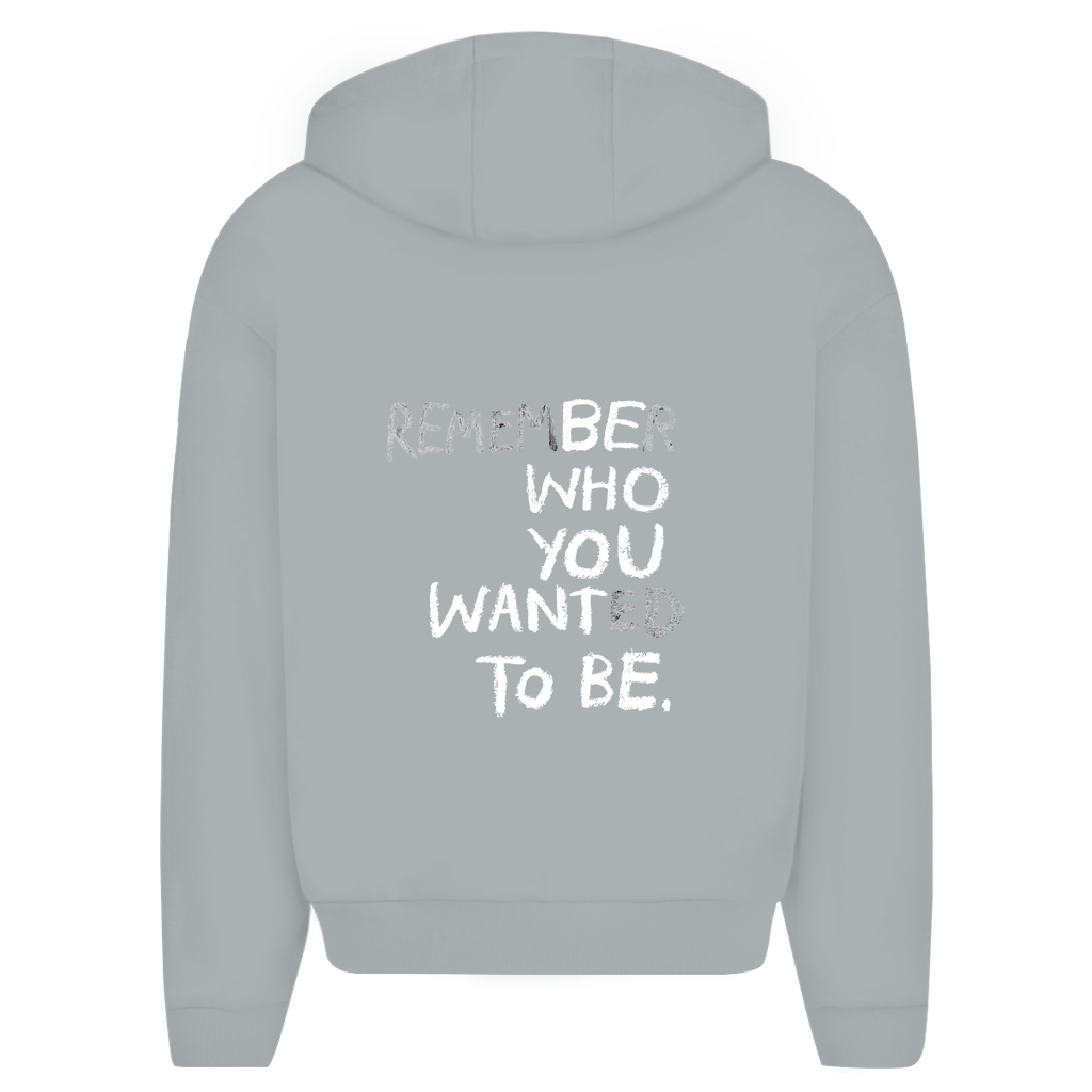 INVICTO SCRIPT RWYWTB WHITE HOODIE ZIPPER