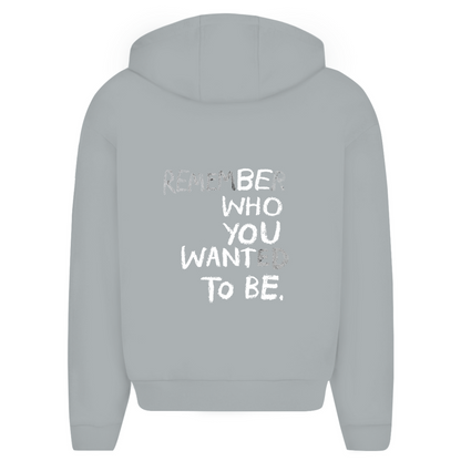 INVICTO SCRIPT RWYWTB WHITE HOODIE ZIPPER