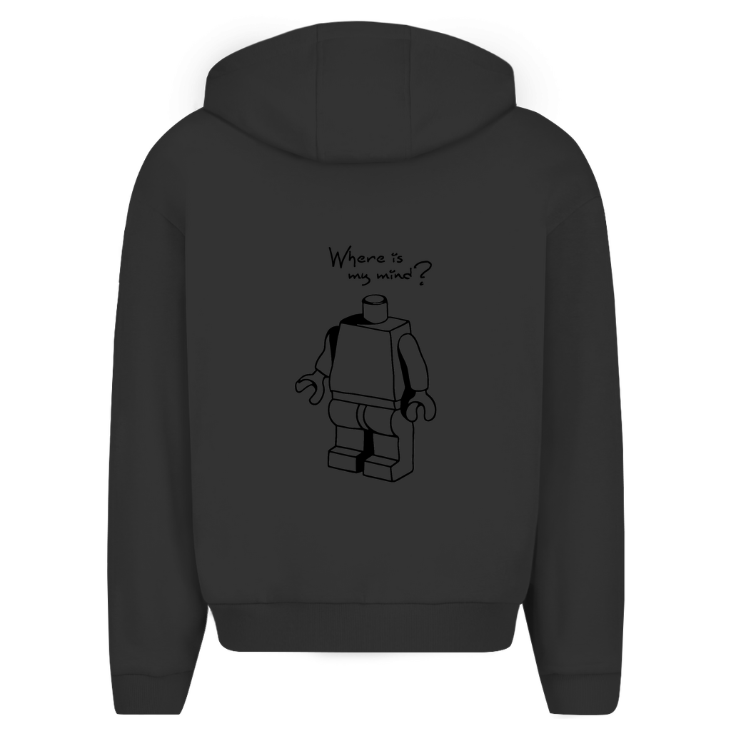 INVICTO SCRIPT L3GO BLACK HOODIE ZIPPER
