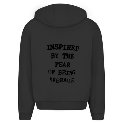 INVICTO SCRIPT IBTFOBA BLACK HOODIE ZIPPER